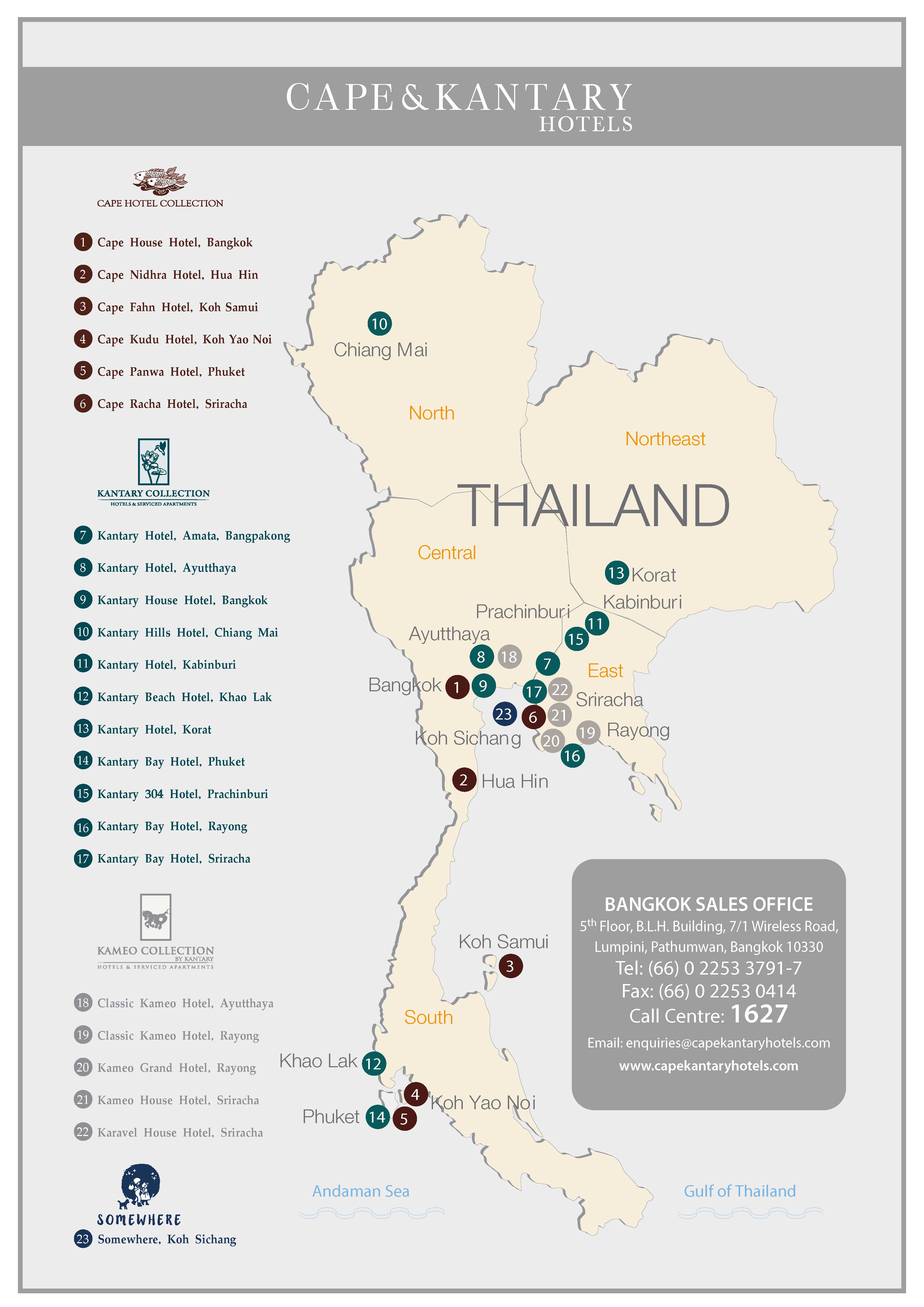 Cape and Kantary Hotels